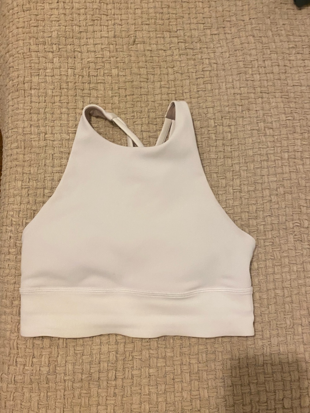 lululemon athletica White High-Neck Sports Bralette